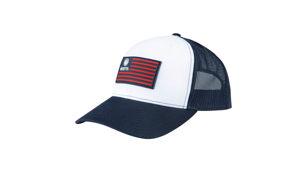 Beretta Stryker Trucker Hat - Men's, Navy Blue/White, One Size, BC031T16750543