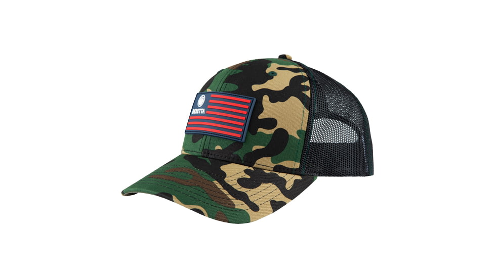 Beretta Stryker Trucker Hat - Men's, Camo/Black, BC031T1675088D
