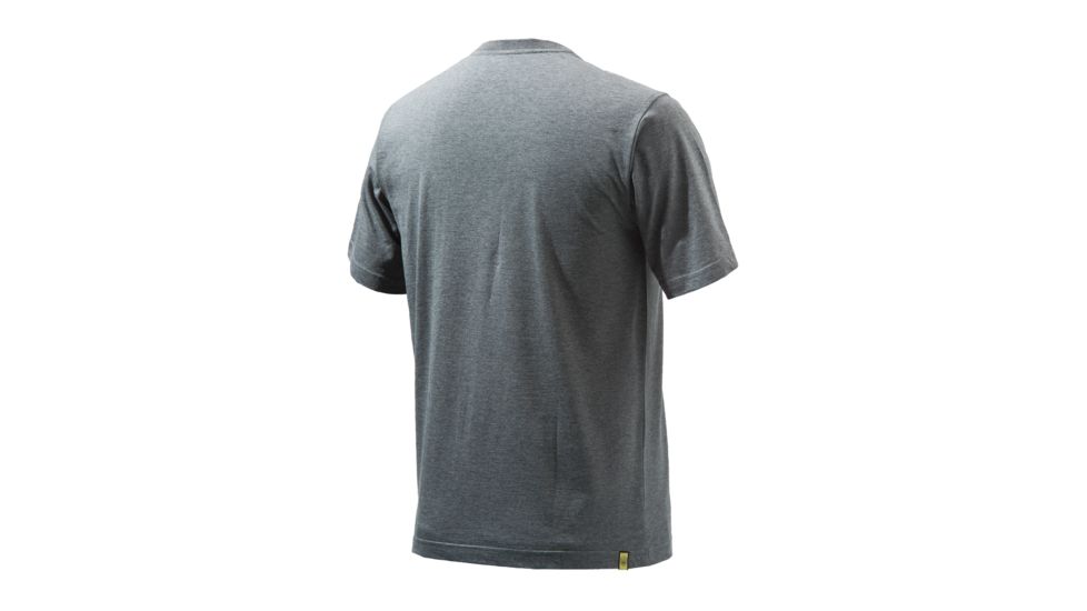 Beretta Centennial Pistol T-Shirt,Grey Melange,Large TS441T09620915L