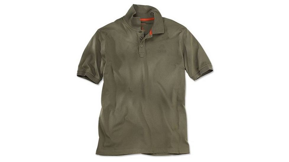 Beretta Corporate Signature Polo Shirt,Olive Green,Small MP0272070706S