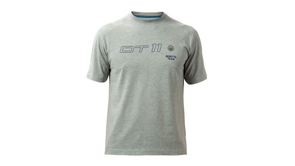 Beretta DT11 T-Shirt, Unisex, Grey, L, TS011072380905L