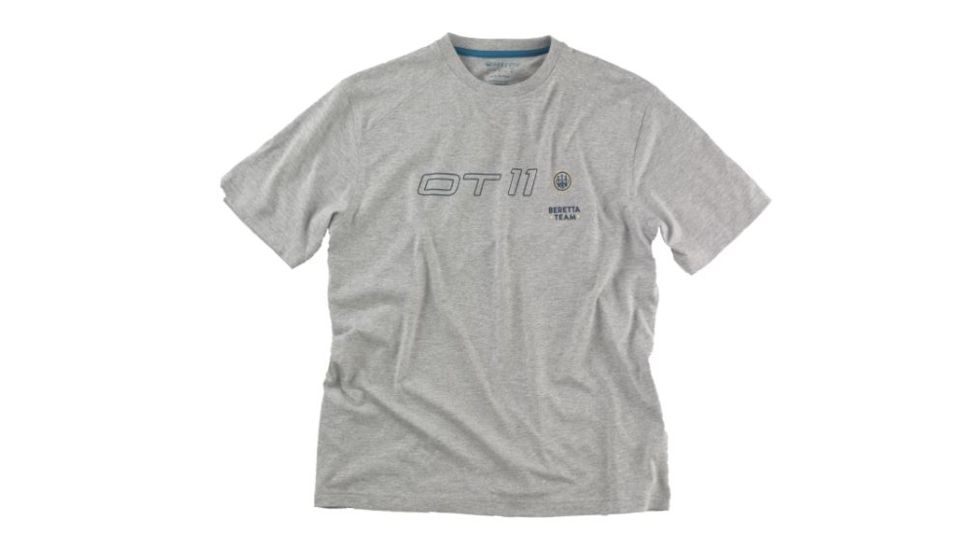 Beretta DT11 T-Shirt, Unisex, Grey, XL, TS011072380905XL