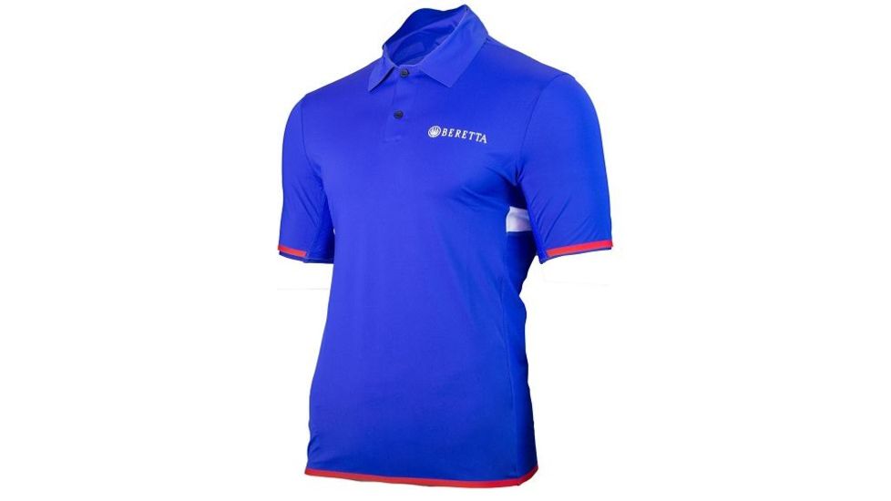 Beretta Hi-Tech Performance Polo Shirt,Beretta Blue,Large MT012T10850560L