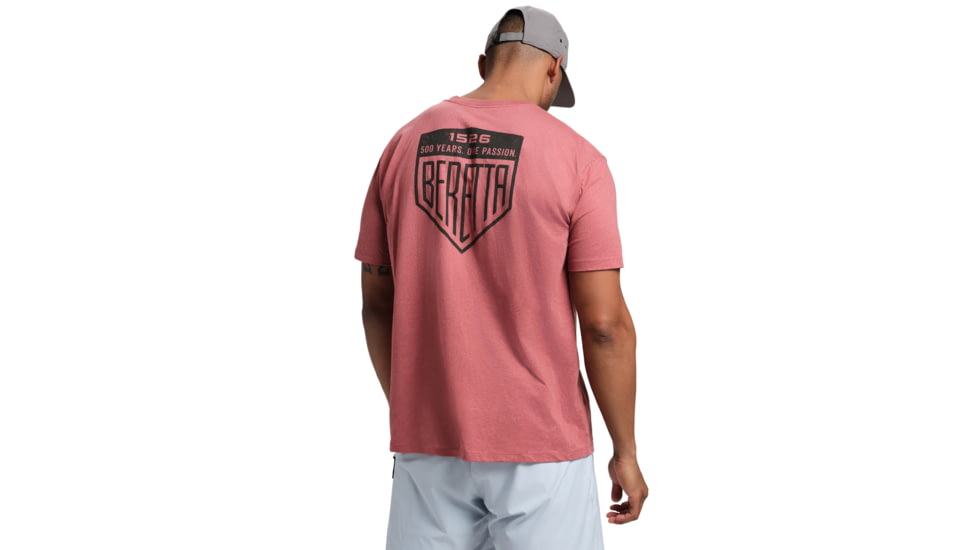 Beretta Legacy T-Shirt - Mens, Short Sleeve, Brick, Medium, TS218T18900315M