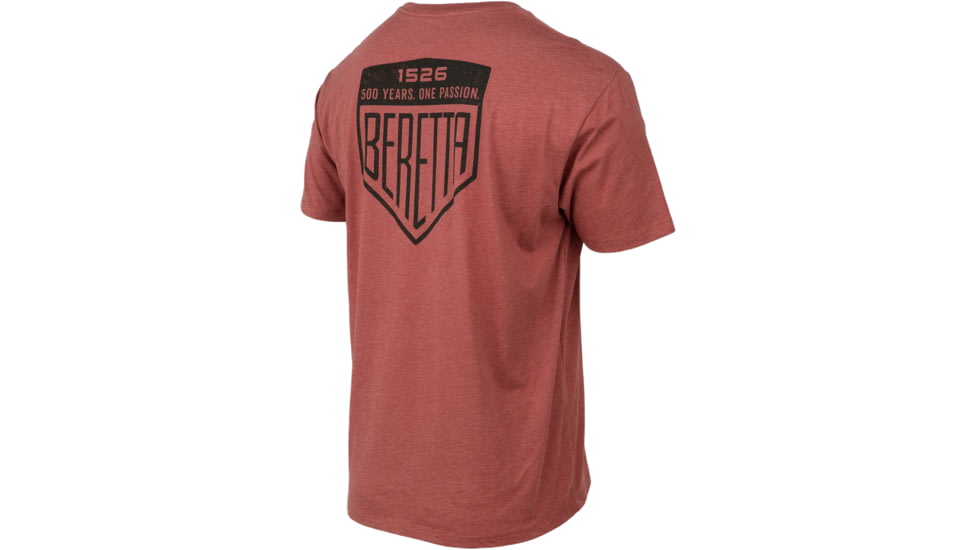 Beretta Legacy T-Shirt - Mens, Short Sleeve, Brick, Medium, TS218T18900315M