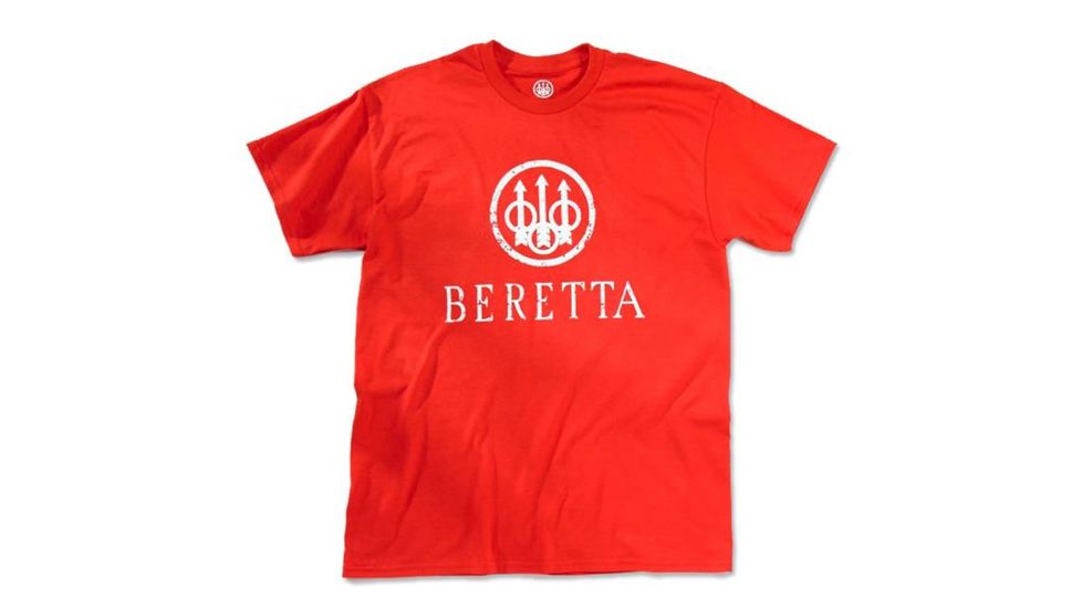 Beretta Logo T-Shirt, Red, Medium TSA170850301M