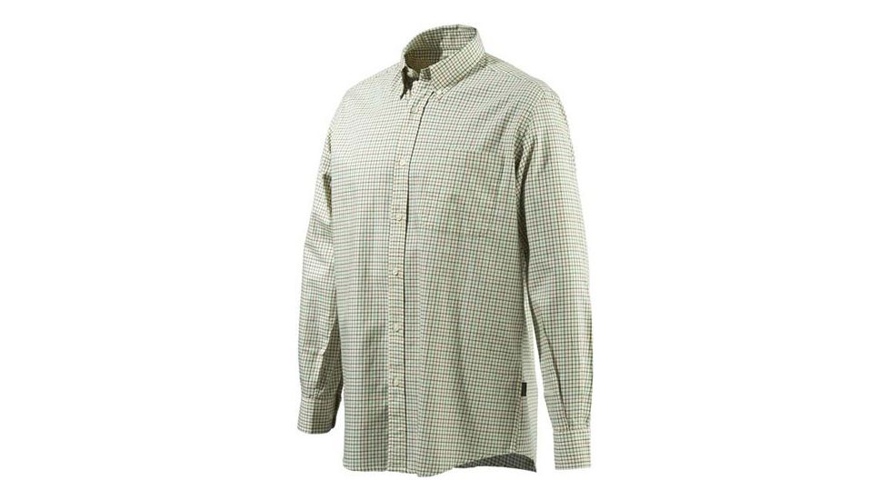 Beretta Men's Drip Dry Long Sleeve Beige/brown Medium