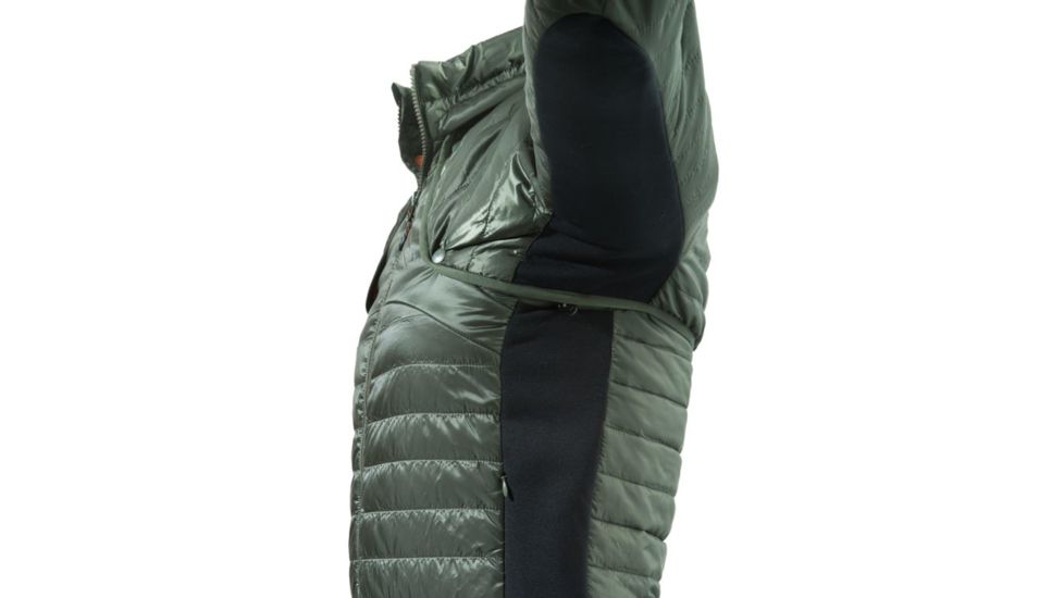 Beretta Mens BIS Track Vest,Green/Orange,L GU671T0653077WL