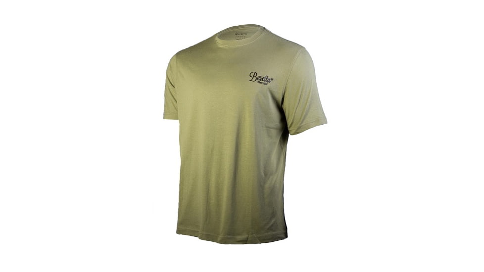 Beretta Mens Classic T-Shirt,Army Green,XL TS03207238078KXL