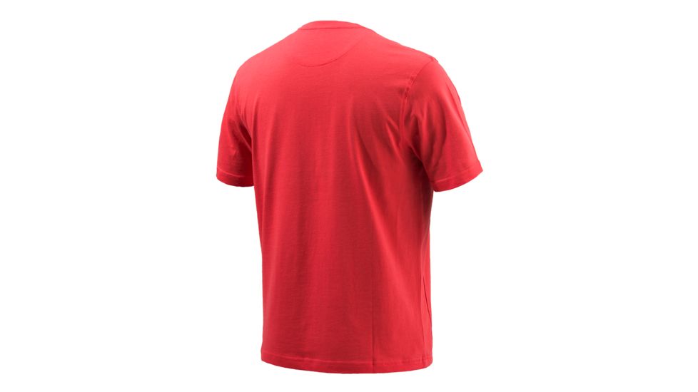 Beretta Mens Corporate Patch T-Shirt, Men's, Red, 3XL, TS042072380337XXXL