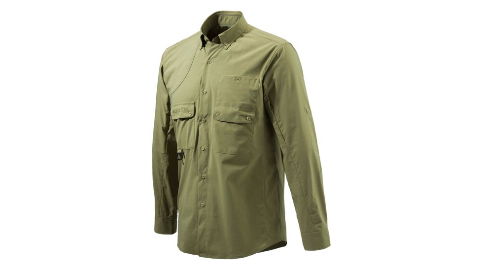 Beretta Mens Quick Dry Shirt, Men's, Fir Green, 3XL, LU012T0440070HXXXL