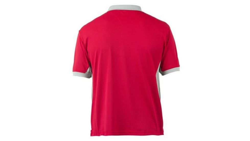 Beretta Mens Silver Pigeon Performance Polo Shirt,Red/Silver,Small MP031T0473034VS