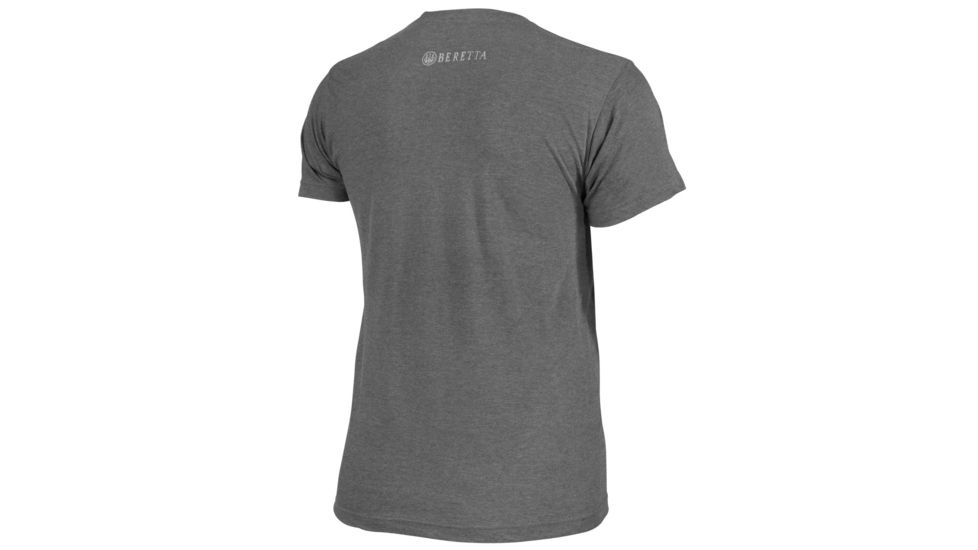 Beretta Distressed Trident T-Shirt - Men's, Extra Large, Heather Charcoal, TS721T1890089UXL