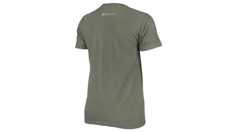 Beretta Distressed Trident T-Shirt - Men's, Extra Large, Heather Green, TS721T189007AUXL