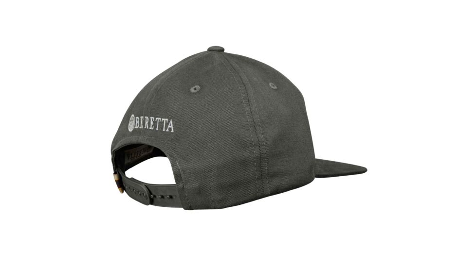 Beretta Trident Cap w/ Flat Bill, Graphite Gray, BC611091440961