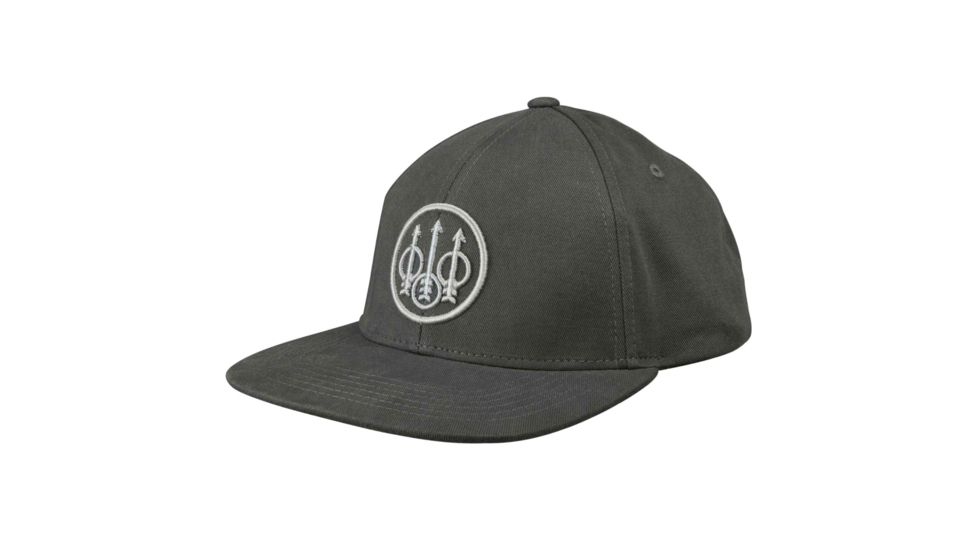 Beretta Trident Cap w/ Flat Bill, Graphite Gray, BC611091440961
