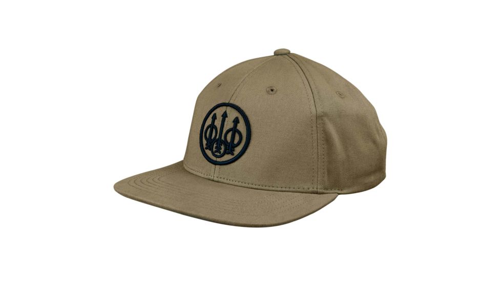 Beretta Trident Cap w/ Flat Bill, Khaki, BC61109144010D