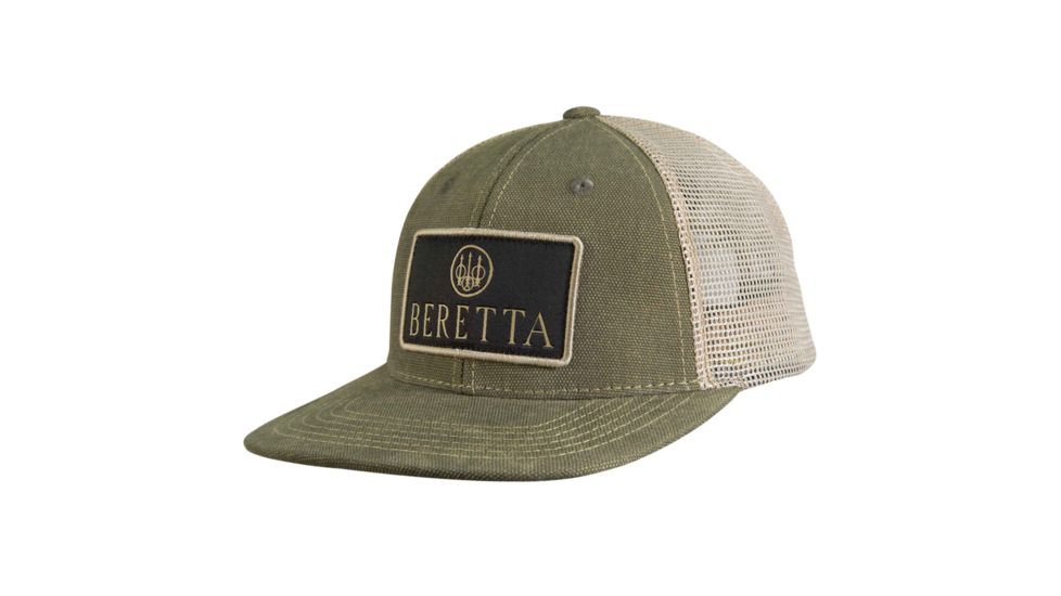 Beretta Trident Cap w/ Flat Bill, Olive/Khaki, BC621T1515079J