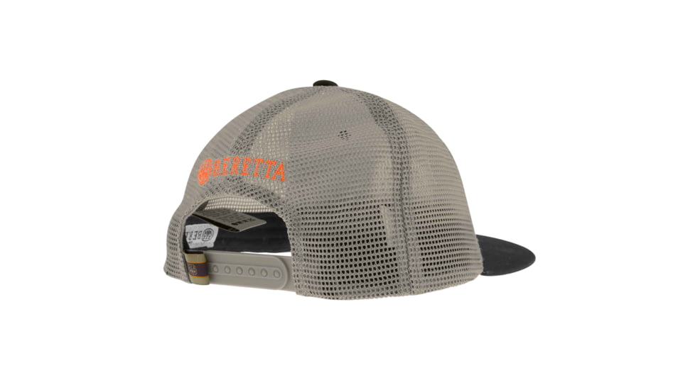 Beretta Trident Flat Bill Trucker, Black/gray - BC162016600903