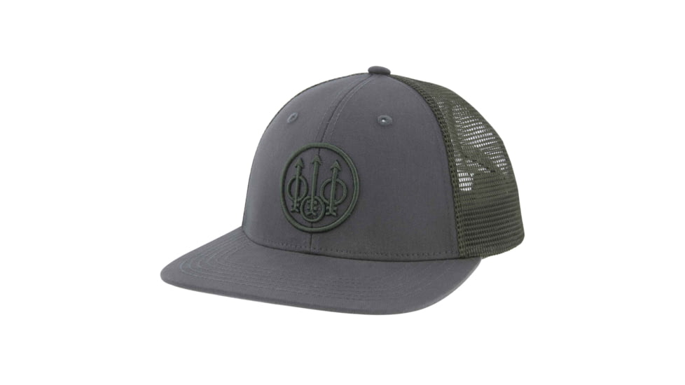 Beretta Trident Flat Bill Trucker, Graphite/od Green - BC162016600968