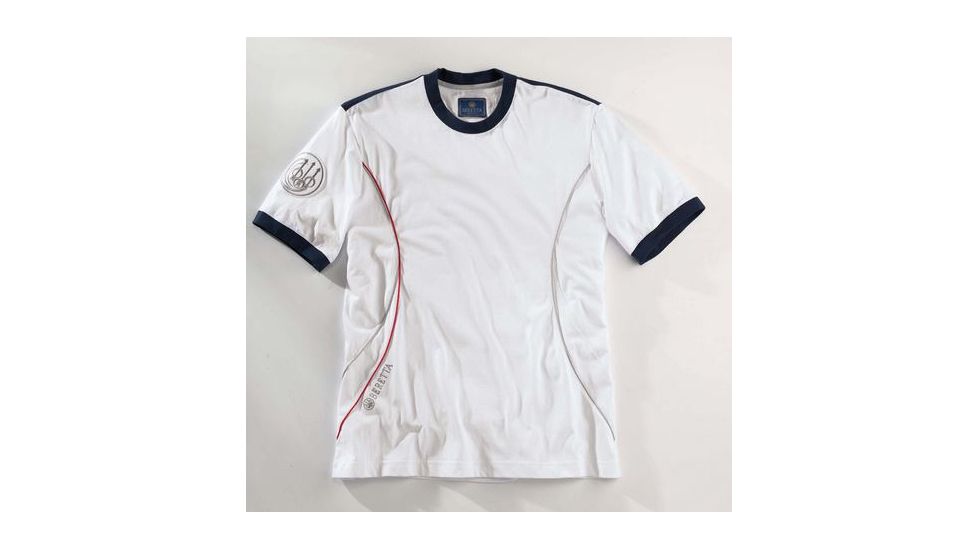 Beretta Uniform Pro T-Shirt White/Blue,Extra Large TSD72550140XL