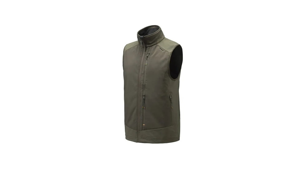 Beretta USA Corp BUTTE SOFTSHELL VEST BROWN BARK/MOSS 3XL, GU804T211408C1XXXL