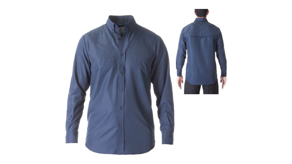 Beretta V2 Tech Shooting Shirt, Navy, Large LT2575520504L