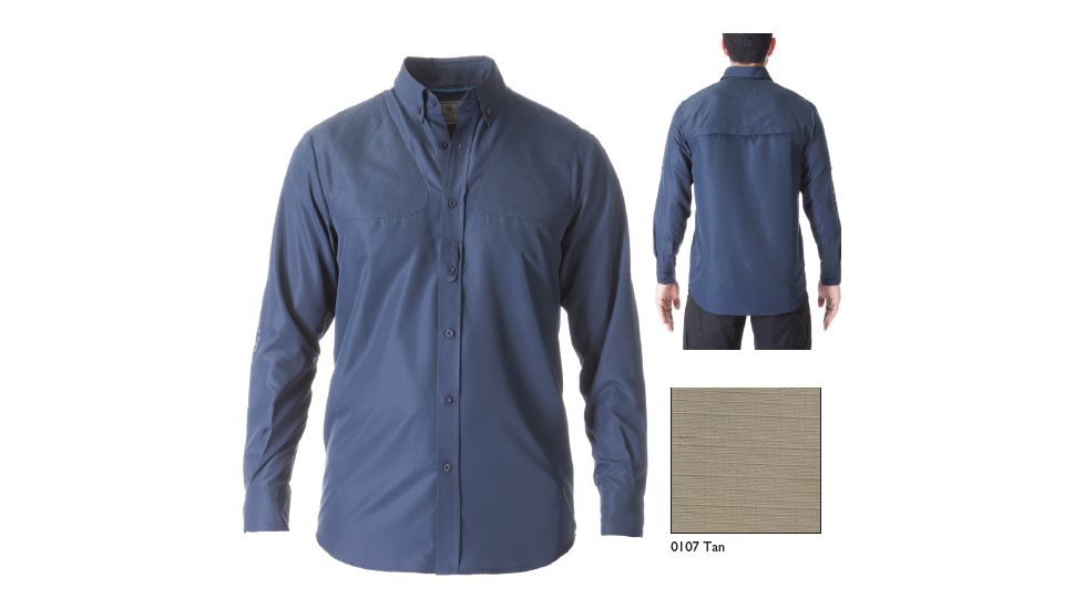 Beretta V2 Tech Shooting Shirt, Tan, 2XL LT2575520107XXL