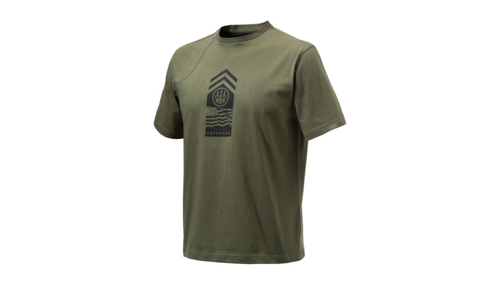 Beretta Veterans T-Shirt,Ivy Green,Large TS481T0962077AL