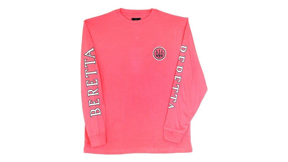 Beretta Womens Double Logo L-sleeve T-shirt Pink X-small