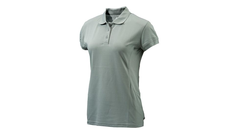 Beretta Womens Silver Performance Polo Shirt,Ash/Silver,Small MD011T04730929S