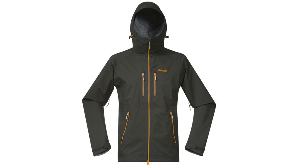 Eidfjord Jacket - Mens-Solid Charcoal/Pumpkin/Aluminum-Small