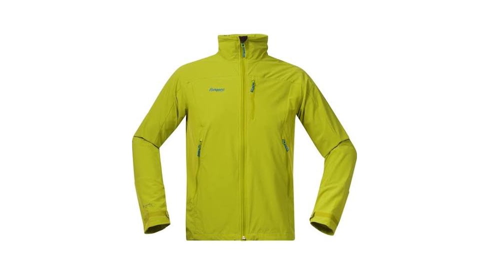 Bergans of Norway Torfinnstind Jacket - Mens-Lime/Lt Sea Blue-X-Large