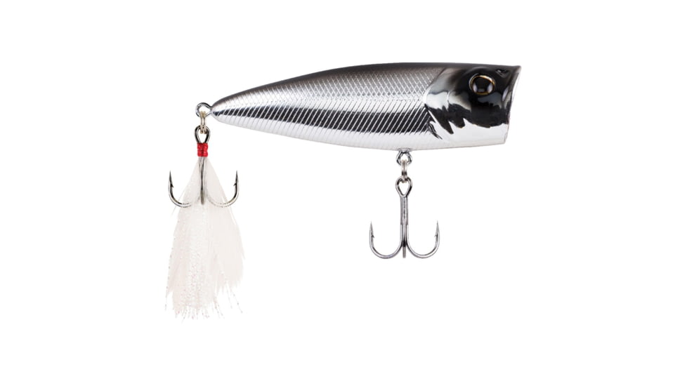 Berkley Bullet Pop Hard Bait, Size 70, 2.75in, Black Chrome, 70, 1487170