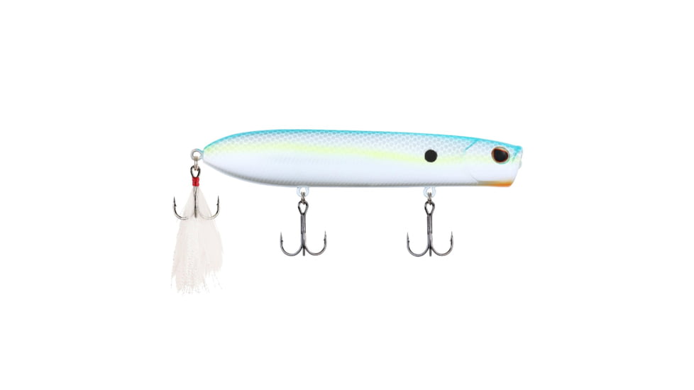 Berkley Cane Walker Hard Bait, Topwater, 110, 5/7 oz, 110mm, Topwater, Hook Size 6, 3 Hooks, Sexy Back, 110, 1542702