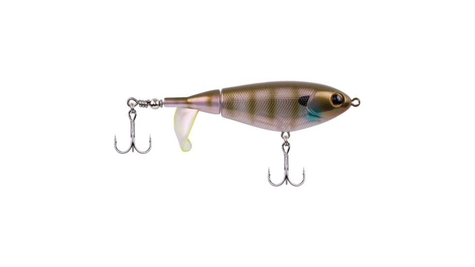 Berkley Choppo Hard Bait, Topwater, 105, 3/4 oz, 105mm, Topwater, Hook Size 2, 2 Hooks, Ghost Bluegill, 1500765