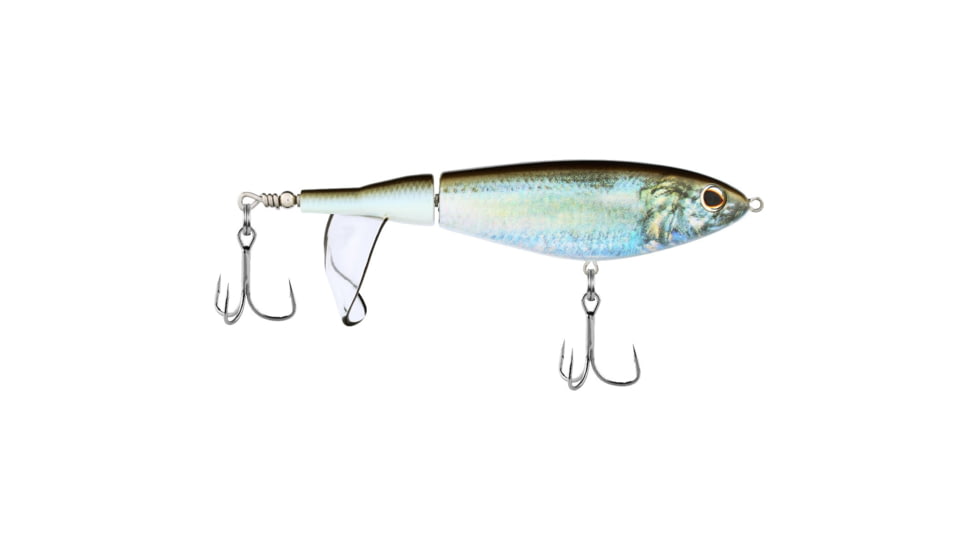 Berkley Choppo Hard Bait, Topwater, 120, 1 oz, 120mm, Topwater, Hook Size 2, 2 Hooks, HD Blueback Herring, 1547156