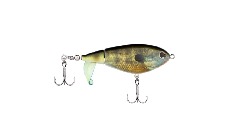 Berkley Choppo Hard Bait, Topwater, 75, 1/2 oz, 75mm, Topwater, Hook Size 5, 2 Hooks, HD Bluegill, 1547139
