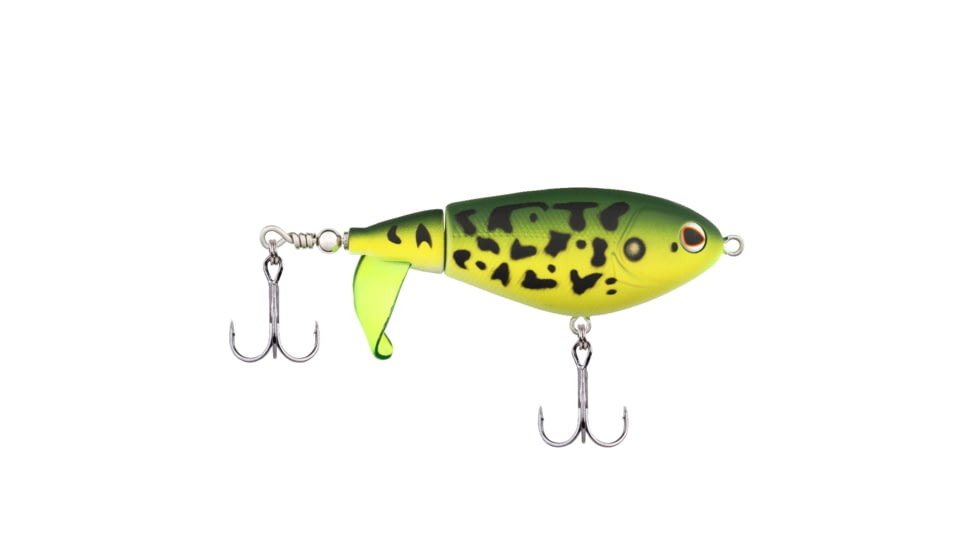 Berkley Choppo Hard Bait, Topwater, 75, 1/2 oz, 75mm, Topwater, Hook Size 5, 2 Hooks, MF Frog, 1542709