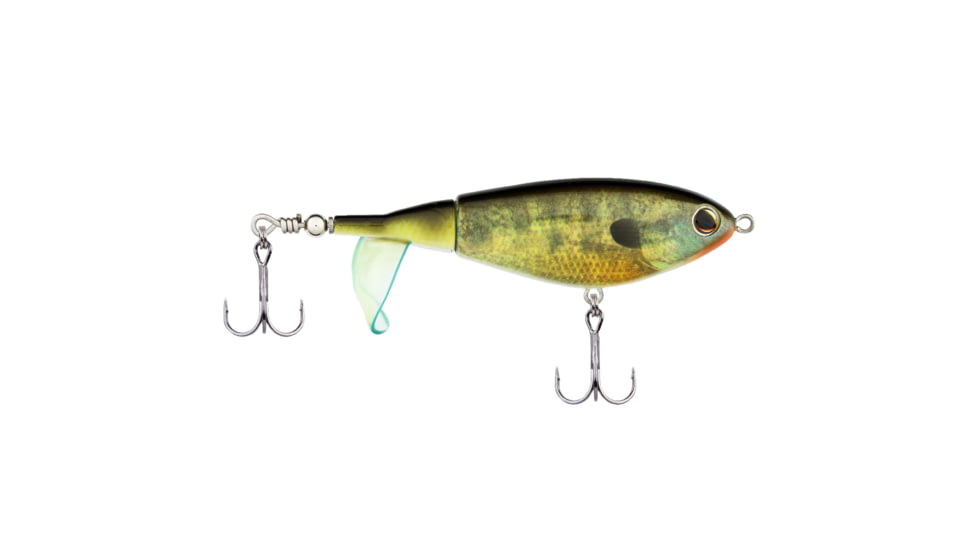 Berkley Choppo Hard Bait, Topwater, 90, 1/2 oz, 90mm, Topwater, Hook Size 5, 2 Hooks, HD Bluegill, 1547145