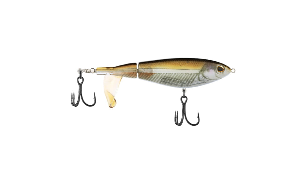 Berkley Choppo Saltwater Hard Bait, Topwater, Saltwater, 120, 1 oz, 120mm, Topwater, Hook Size 1, 2 Hooks, Mangrove Minnow, 120, 1547871