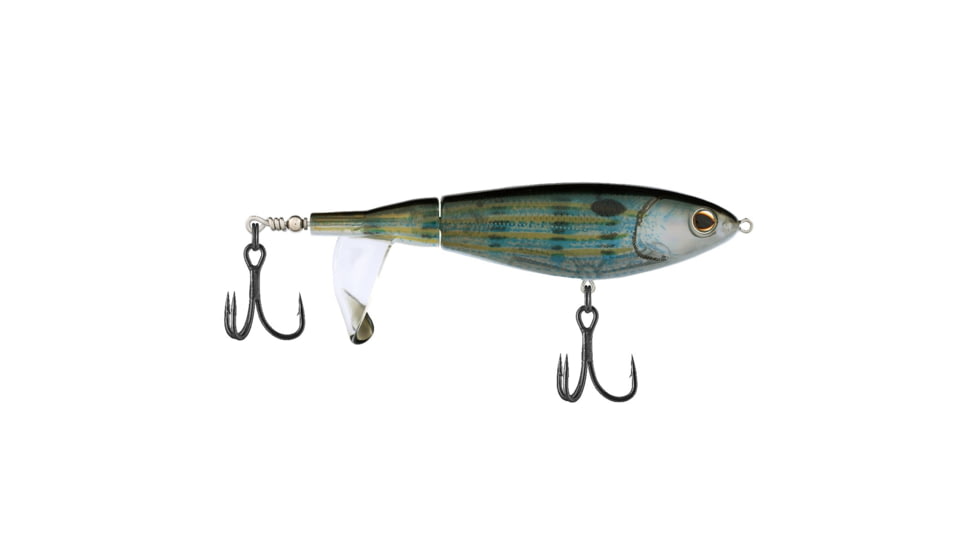 Berkley Choppo Saltwater Hard Bait, Topwater, Saltwater, 120, 1 oz, 120mm, Topwater, Hook Size 1, 2 Hooks, Pinfish, 120, 1547874