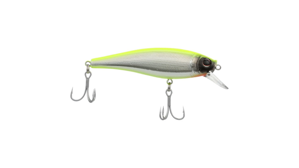 Berkley Cutter Saltwater Hard Bait, Jerkbait, Saltwater, 1/3 oz, Chrome/Chartreuse, 70, 1582310