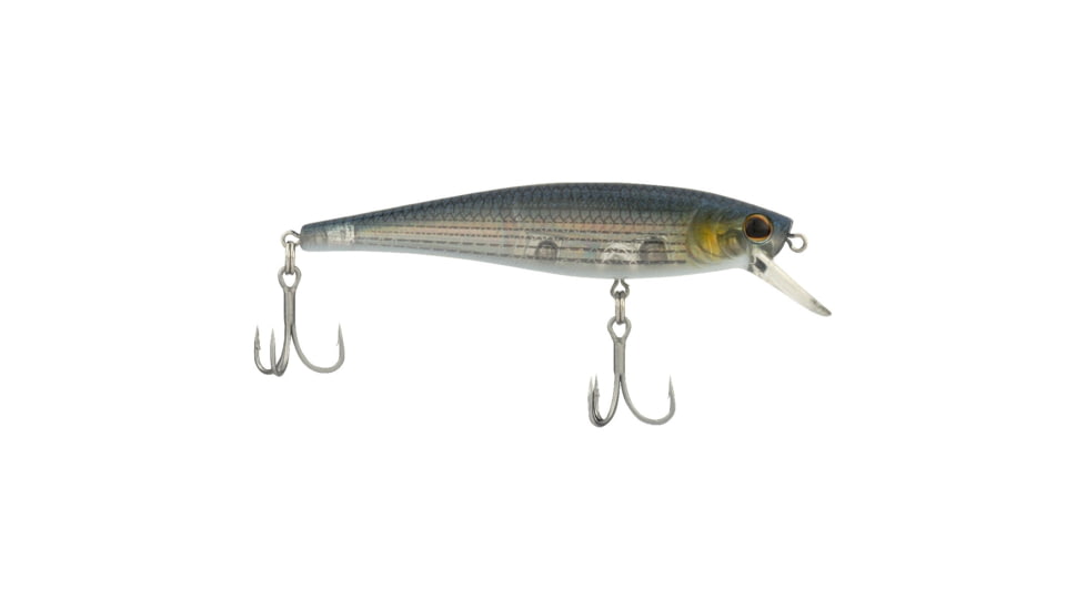 Berkley Cutter Saltwater Hard Bait, Jerkbait, Saltwater, 90 Shallow, 3/8 oz, 90mm, Hook Size 6, 2 Hooks, Mullet, 90, 1573016