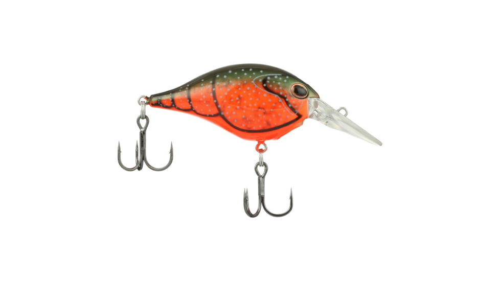 Berkley Dime Hard Baits, Crankbaits, Freshwater, 2/5 oz, Red Swamp Craw, 4, 1596105