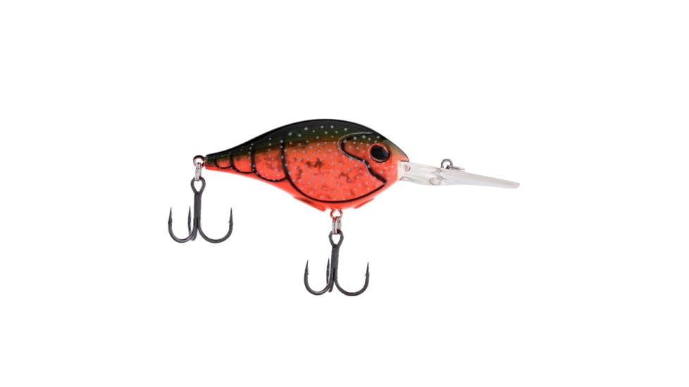 Berkley Dime Hard Baits, Crankbaits, Freshwater, 3/4 oz, Red Swamp Craw, 15, 1596605