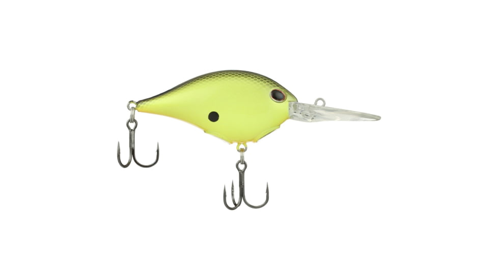 Berkley Dime Hard Baits, Crankbaits, Freshwater, 3/5 oz, Black Chartreuse, 10, 1596602
