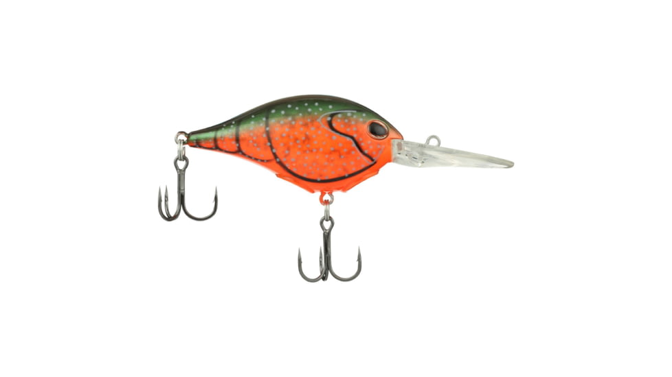 Berkley Dime Hard Baits, Crankbaits, Freshwater, 3/5 oz, Red Swamp Craw, 10, 1596585