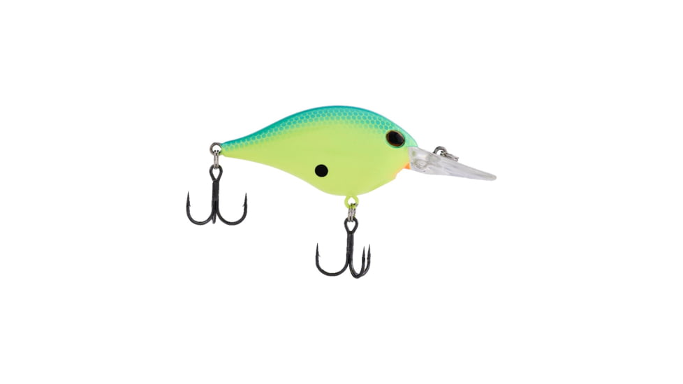 Berkley Dime Soft Bait Lures, Crankbaits, Freshwater, 1/2 oz, Blue Chartreuse, 6, 1610978