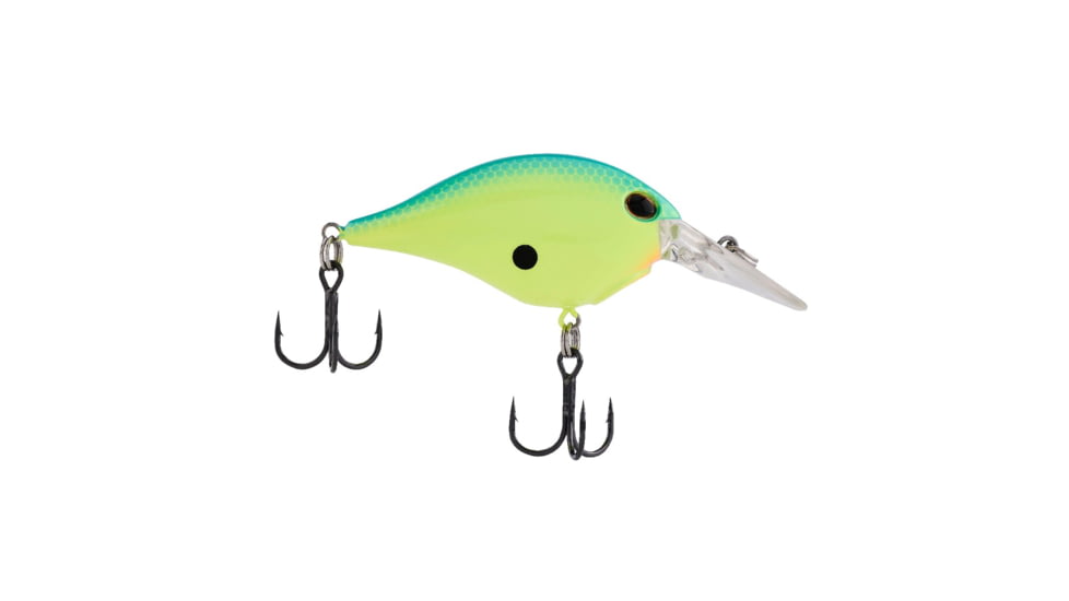 Berkley Dime Soft Bait Lures, Crankbaits, Freshwater, 2/5 oz, Blue Chartreuse, 4, 1610977